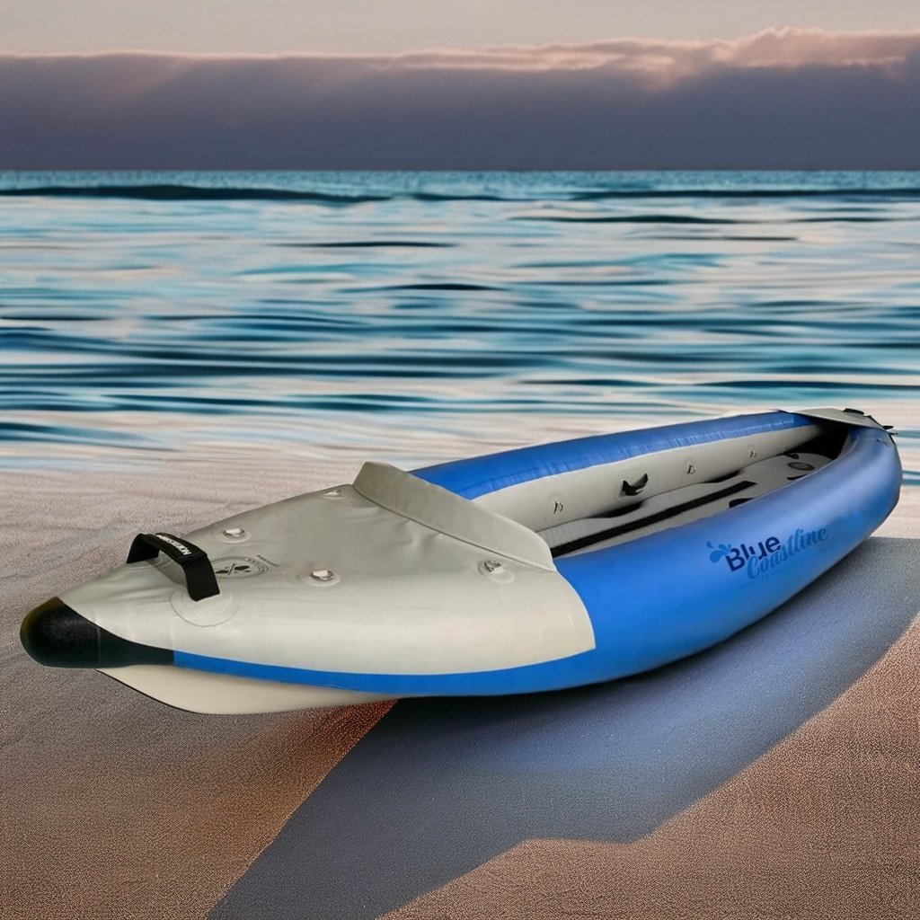 Inflatable Kayak for Fishing Accessory Paddle Included Water Sport Dropstitch Kayak Boat 2 Person